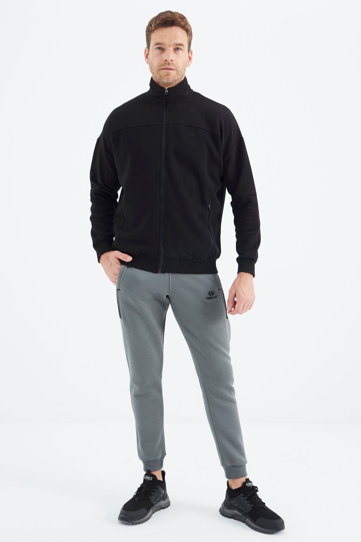 <tc>Sweatshirt homme avec fermeture éclair - 88314</tc>