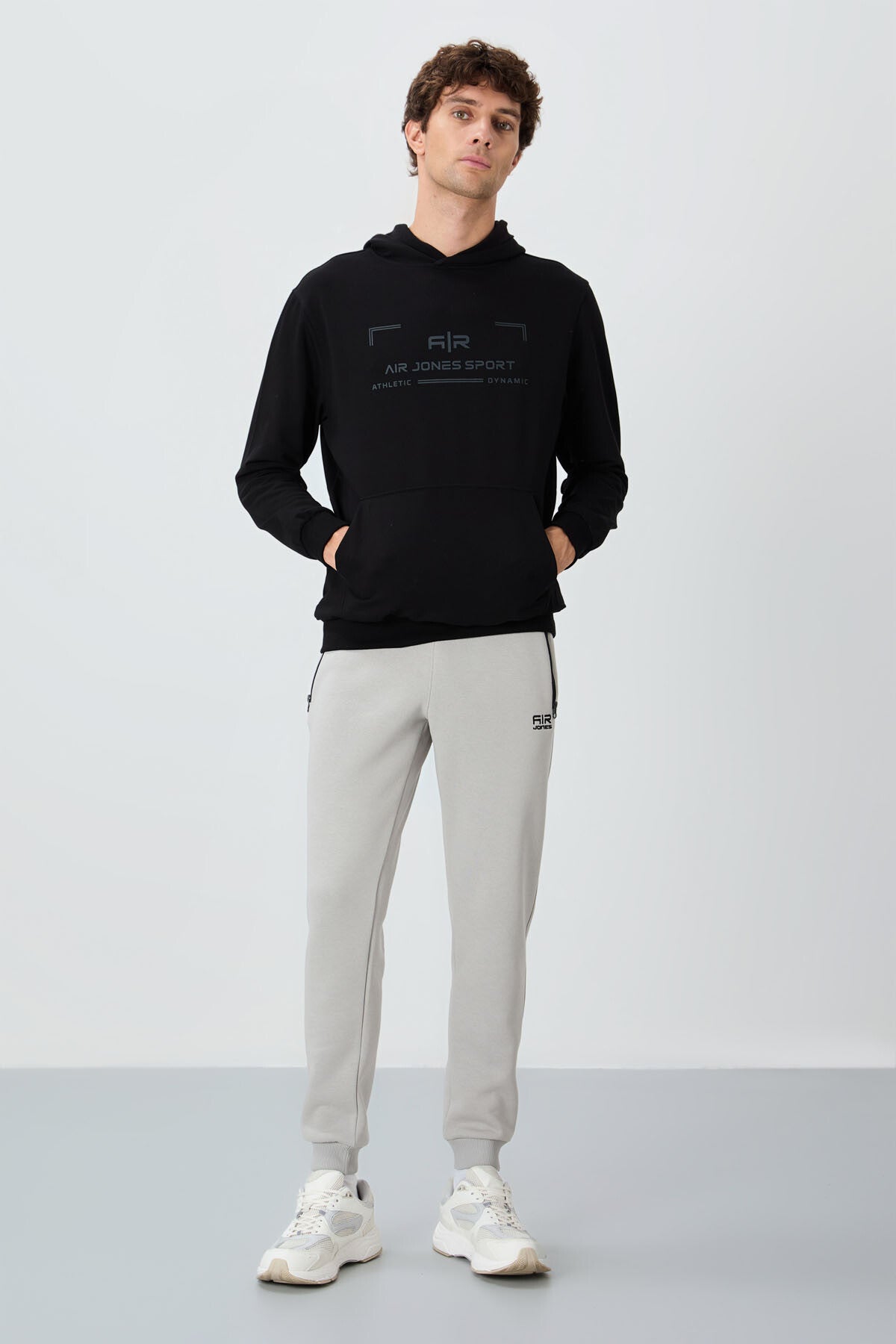 galvinkapüşonlu erkek sweatshirt - 88304