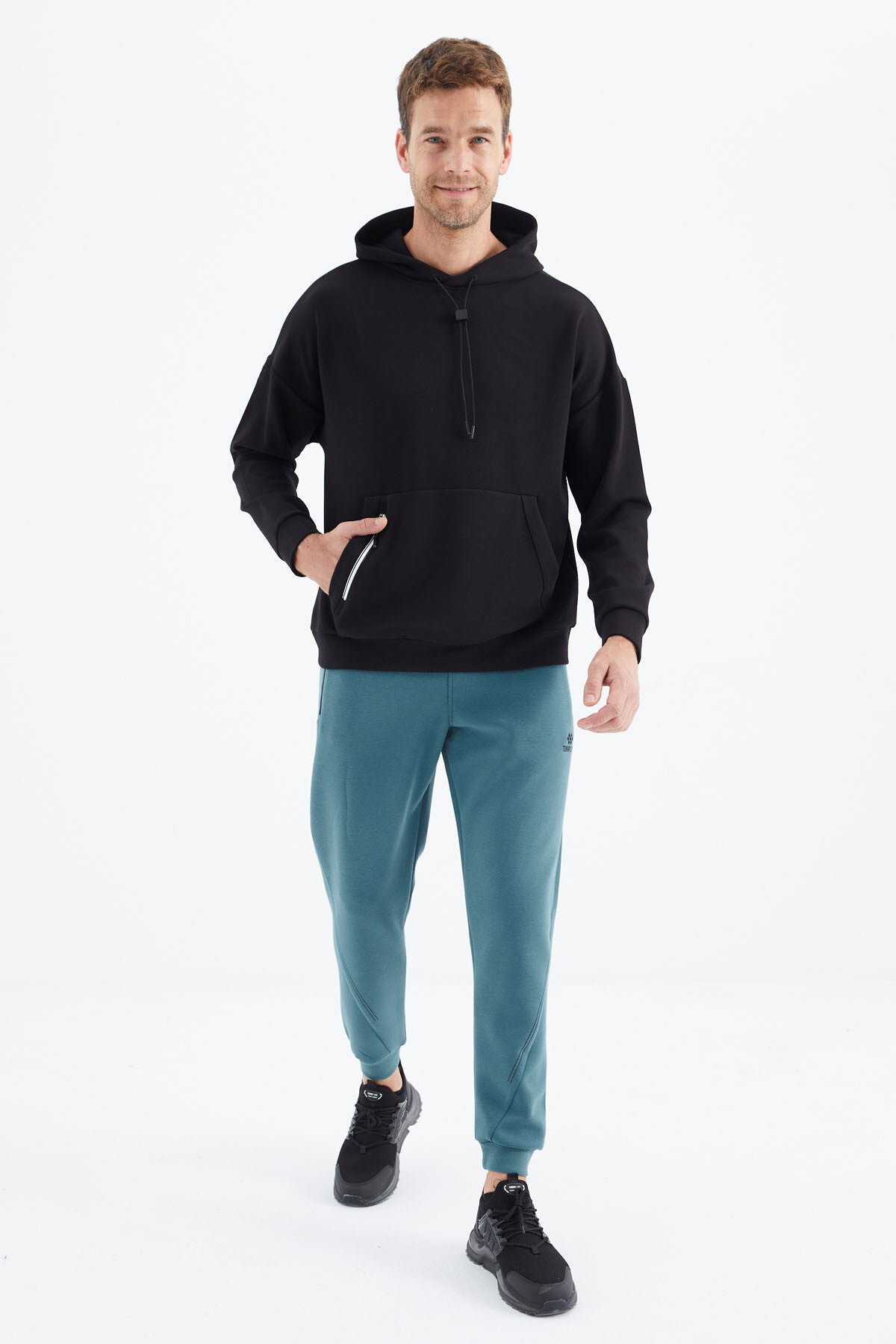 gizli cep detayli erkek sweatshirt - 88289