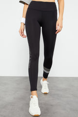 <tc>Legging femme taille haute slim fit avec impression texte et jambes fuselées - 94544</tc>