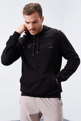 kanguru cep standart kalip kapüşonlu erkek sweatshirt - 87883