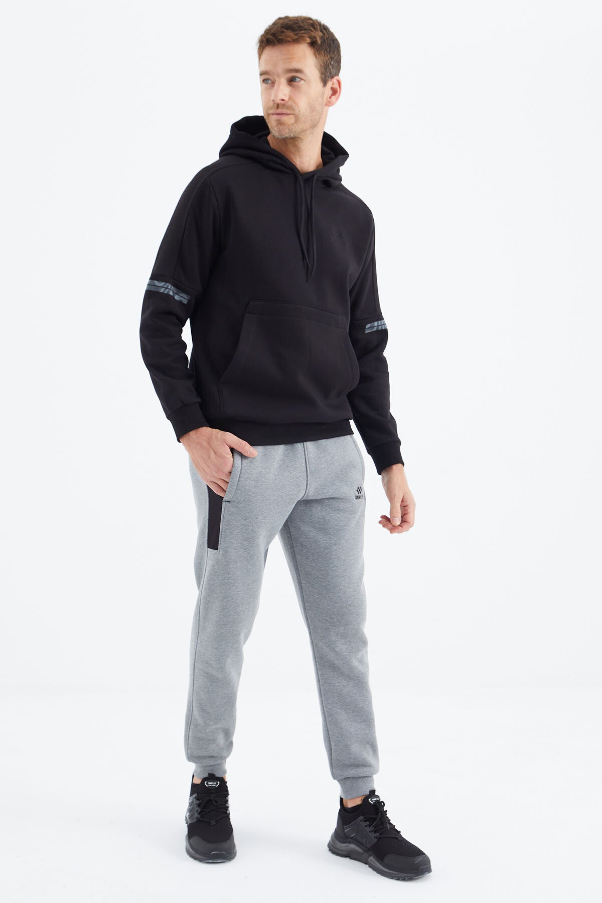 kapüşonlu erkek sweatshirt - 88315