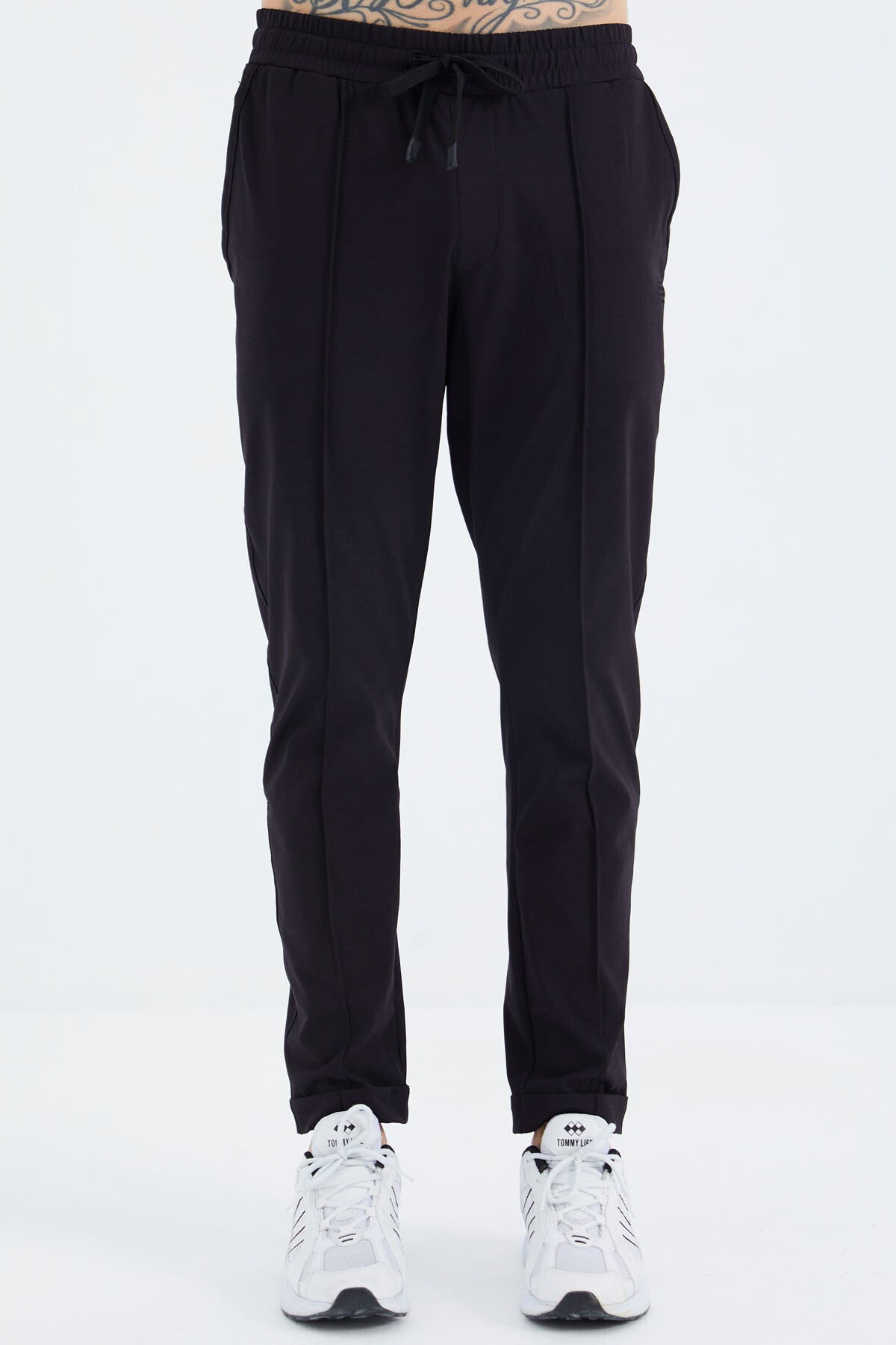 Pantalon de survêtement pour homme avec détail de couture sur le devant - coupe confortable - 84996