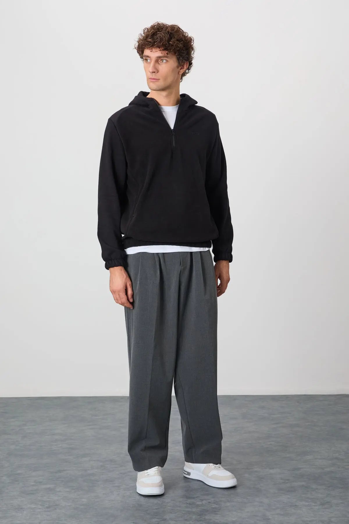 rubystandart kalip polar erkek sweatshirt - 88300 - Justyol