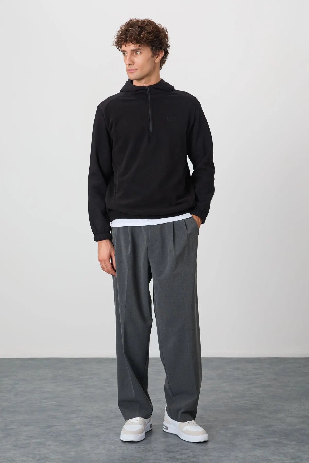 rubystandart kalip polar erkek sweatshirt - 88300 - Justyol