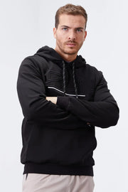 Sweat à capuche homme coupe standard avec broderie - 87887 - Justyol