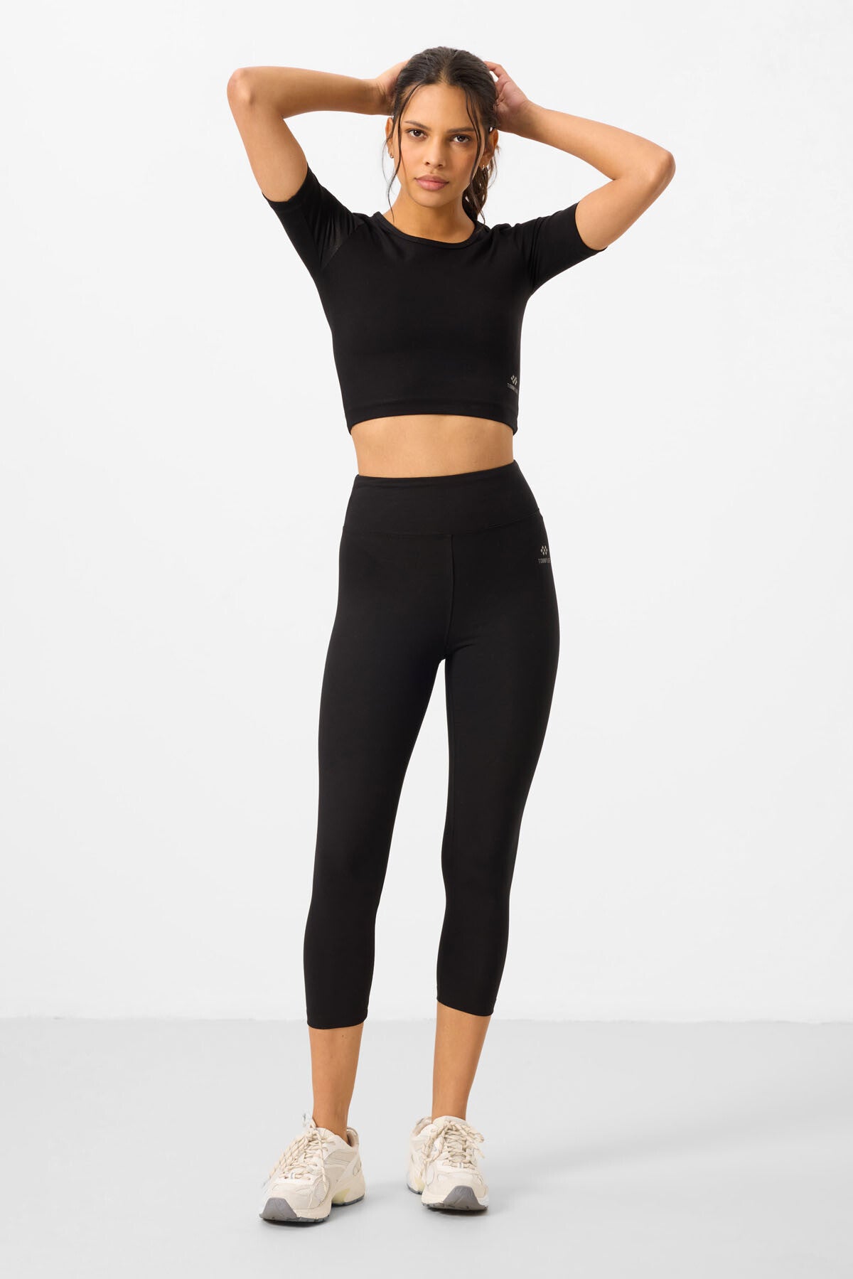 Ensemble Sport Femme 2 Pièces – Crop T-shirt & Legging - 95285