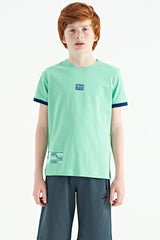 <tc>T-shirt pour garçon à col rond, coupe standard, avec imprimé - 11097</tc>