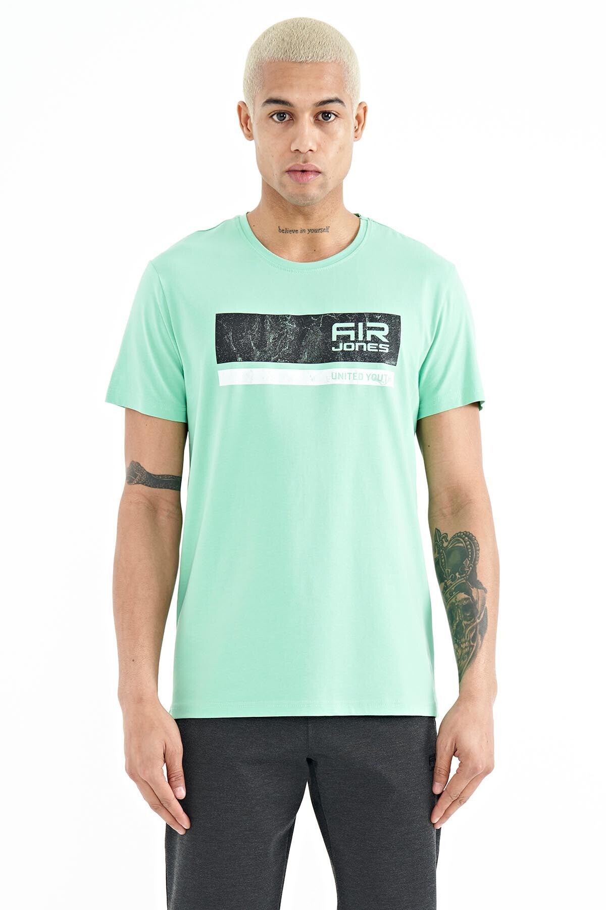 lukeo yaka erkek t-shirt - 88221