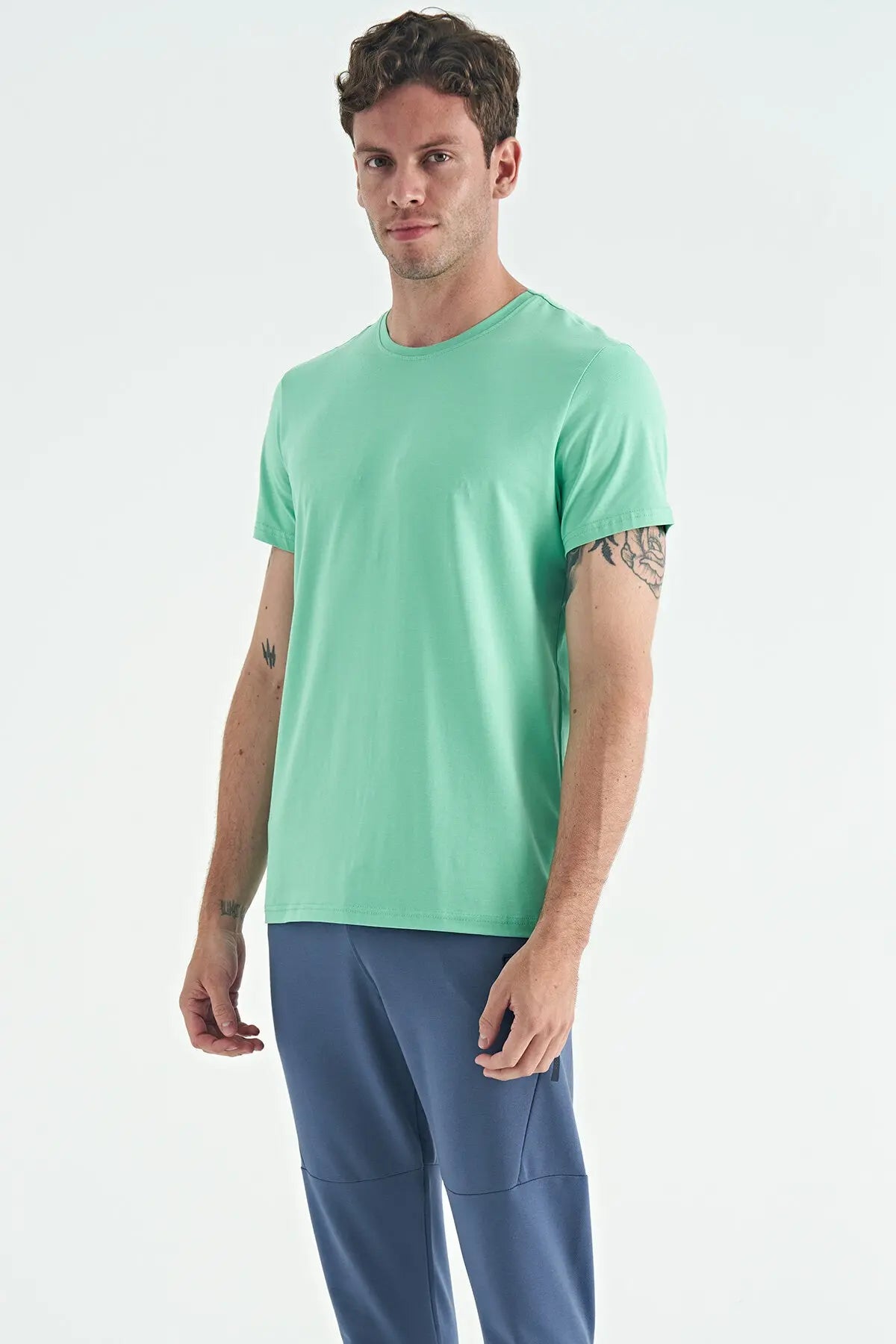 calvinbasic erkek t-shirt - 88245 - Justyol