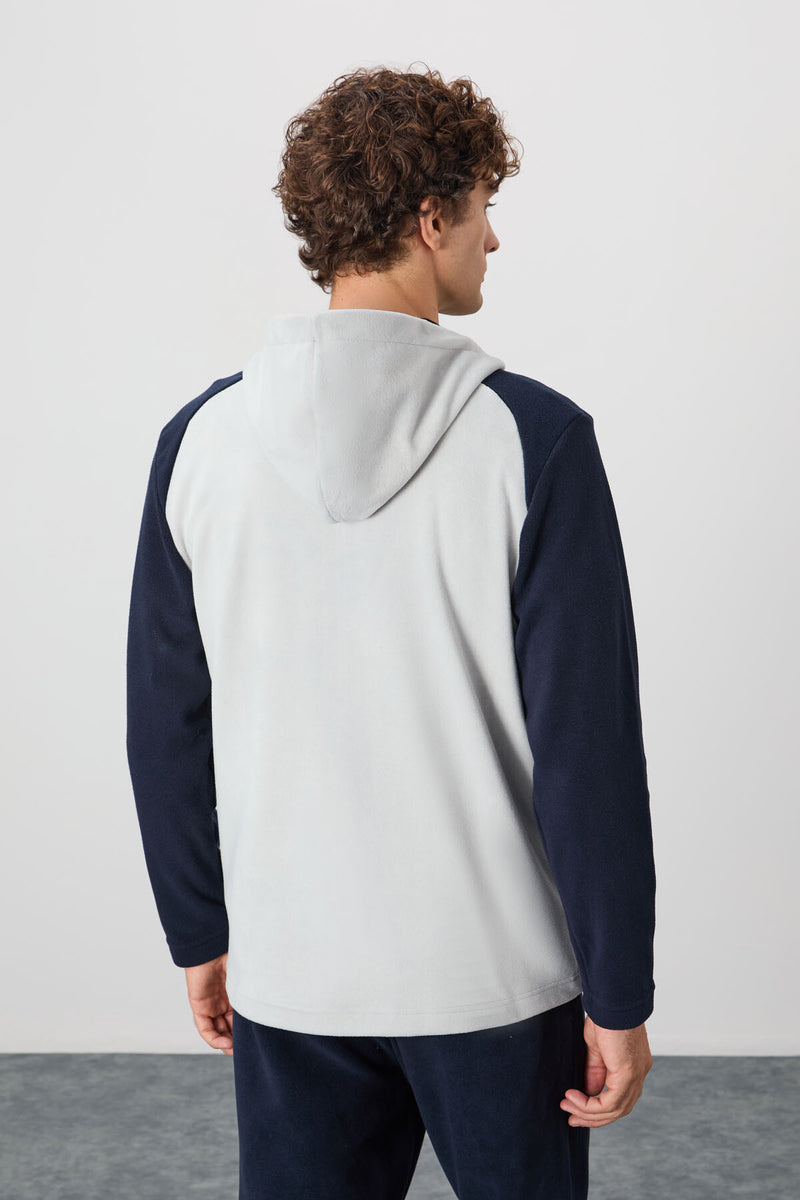 <tc>سويت شيرت رجالي رياضي مريح - مزود بسحاب وغطاء للرأس - 88313</tc>