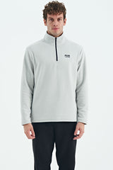 riverdik yaka erkek polar sweatshirt - 88310