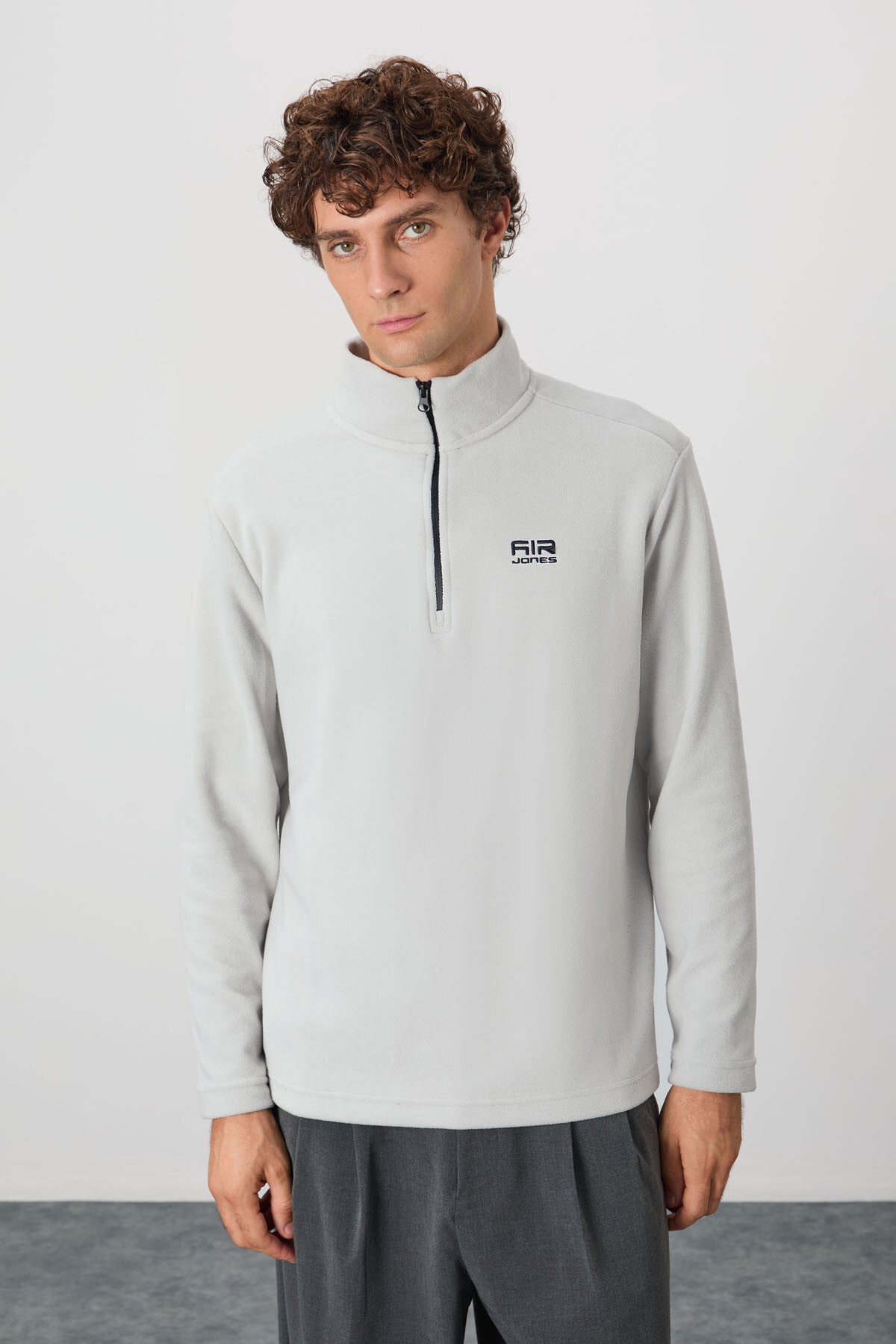 <tc>Sweatshirt en polaire pour homme à col montant - 88310</tc>