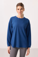 <tc>Tunique sweatshirt femme confortable à col rond en texture douce - 97305</tc>