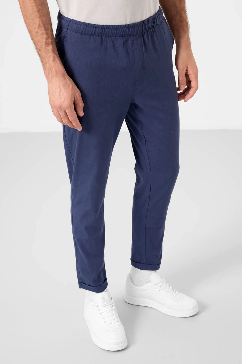 pantalon chino homme léger extensible coupe standard- 82178