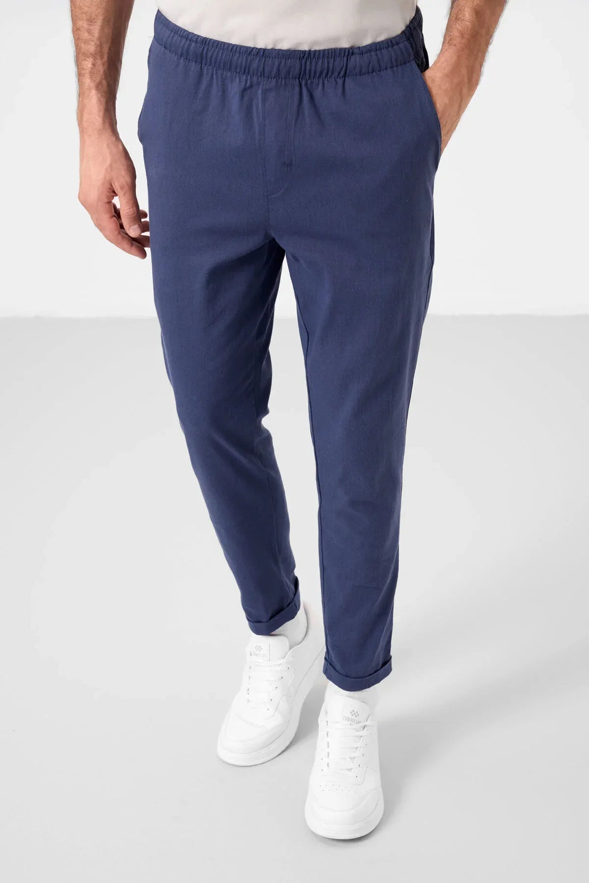 pantalon chino homme léger extensible coupe standard- 82178 - Justyol