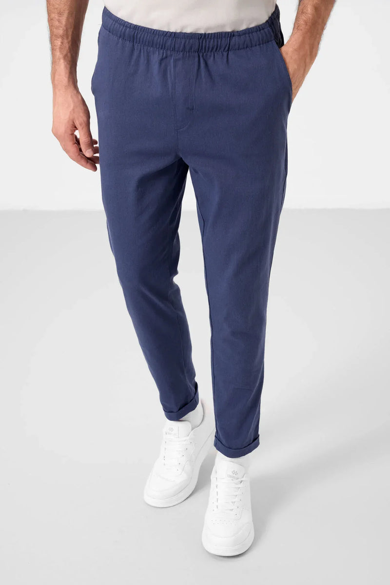 pantalon chino homme léger extensible coupe standard- 82178