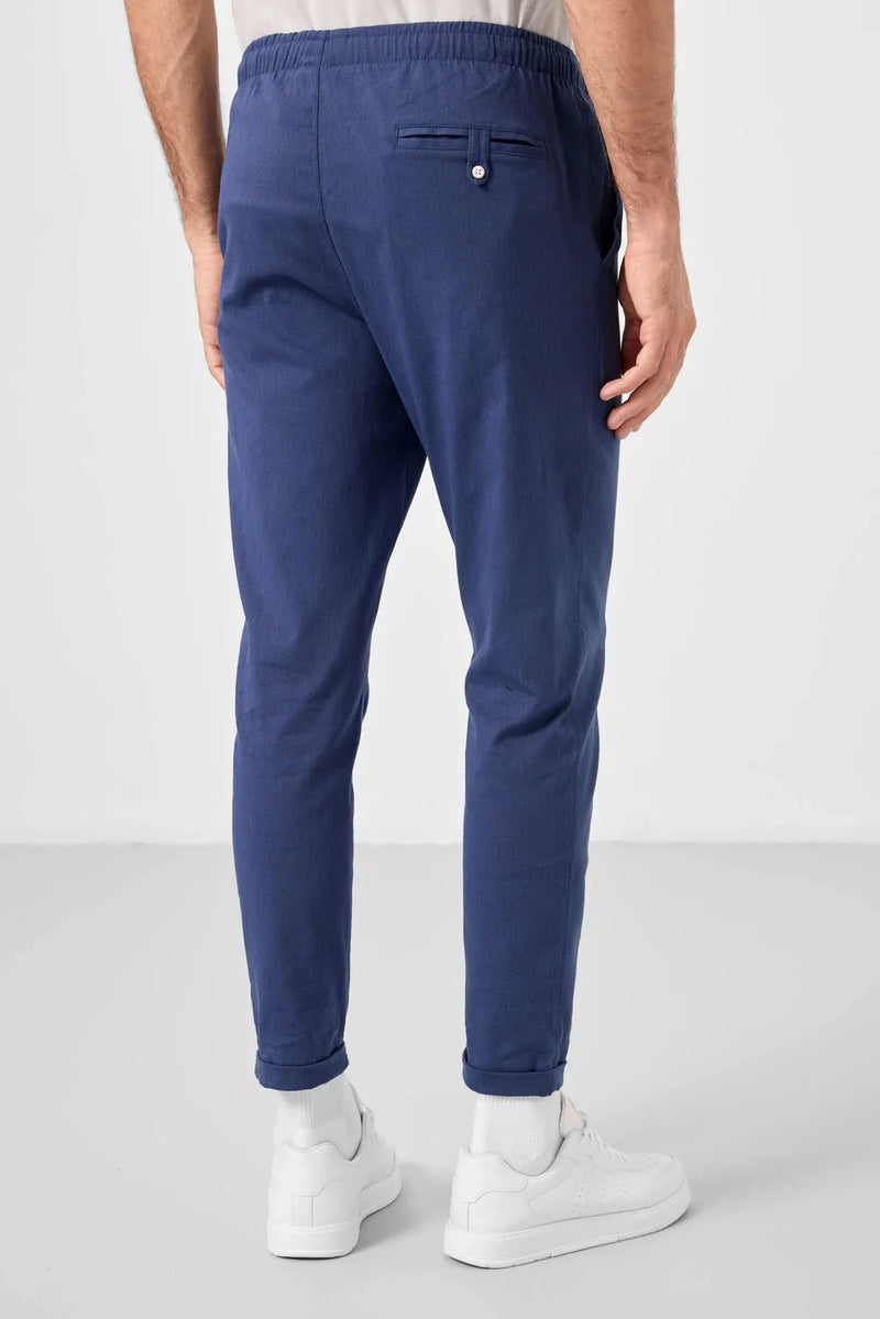 pantalon chino homme léger extensible coupe standard- 82178