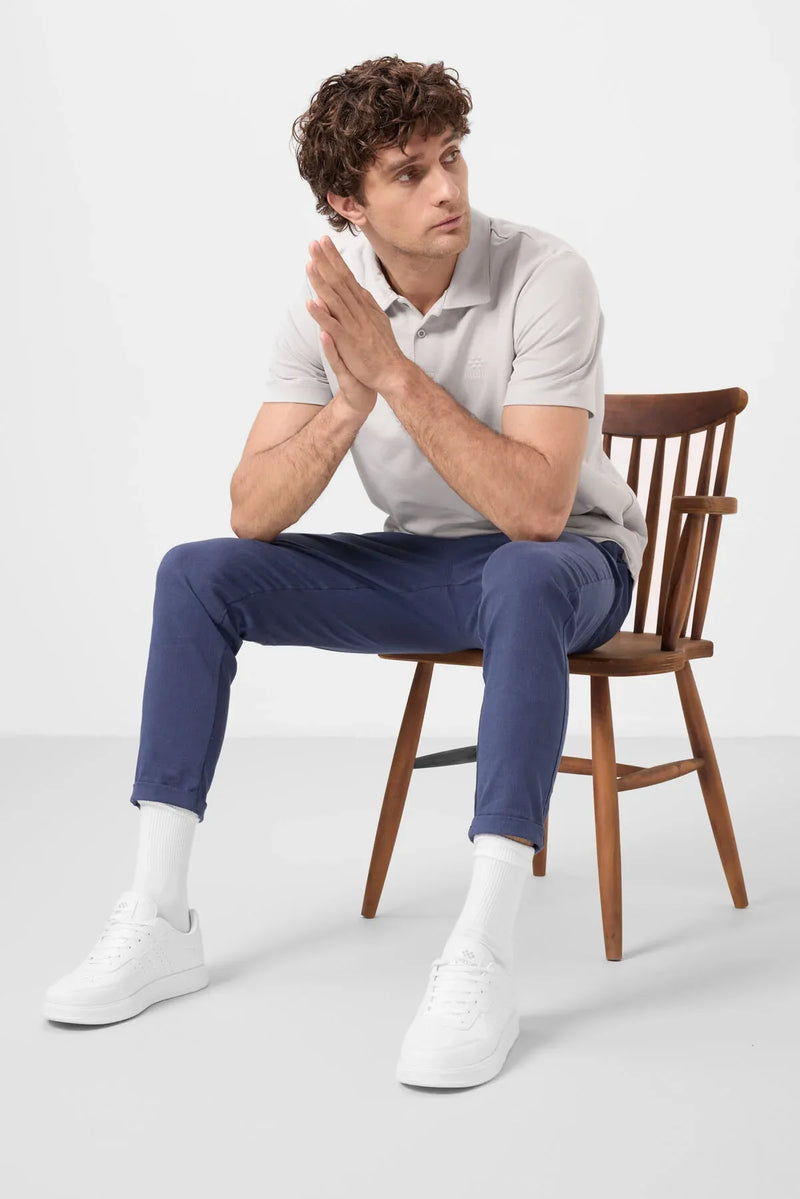 pantalon chino homme léger extensible coupe standard- 82178