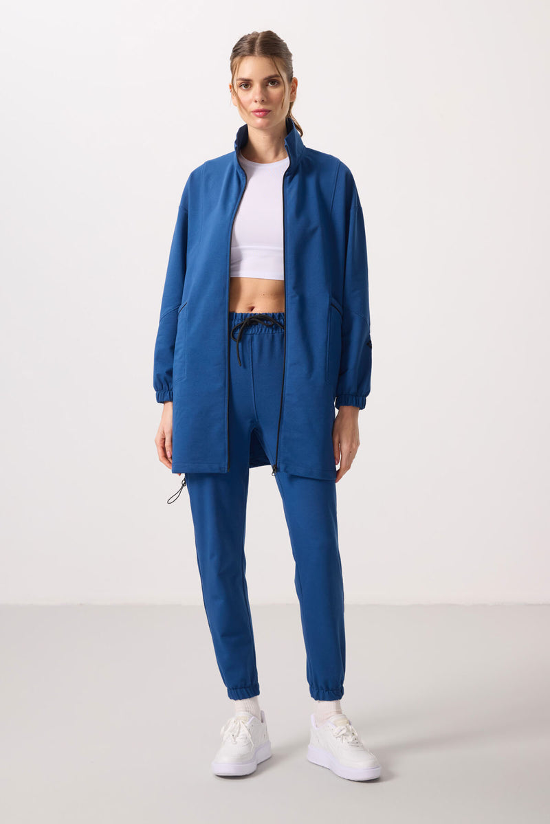 Ensemble Femme Tunique et Jogging à Col Montant