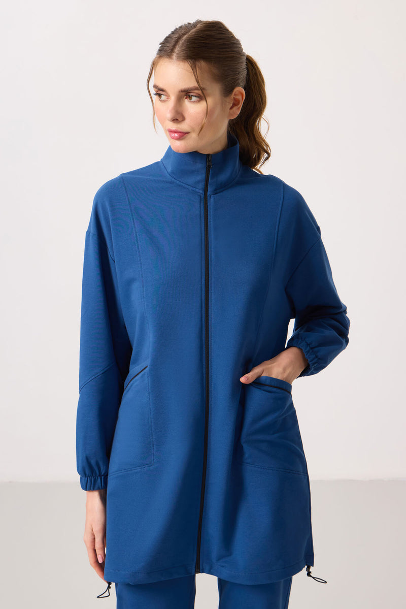Ensemble Femme Tunique et Jogging à Col Montant