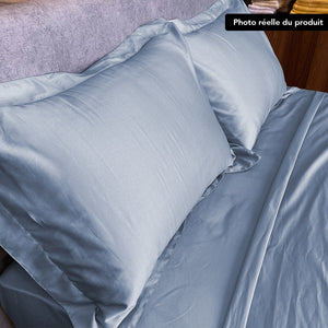 Parure de lit coton satiné 300 fils - 4 pièces Maison good and well