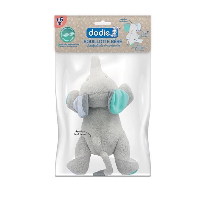 DODIE BOUILLOTTE BB AUX PEPINS DE RAISINS ELEPHANT +6M 3486