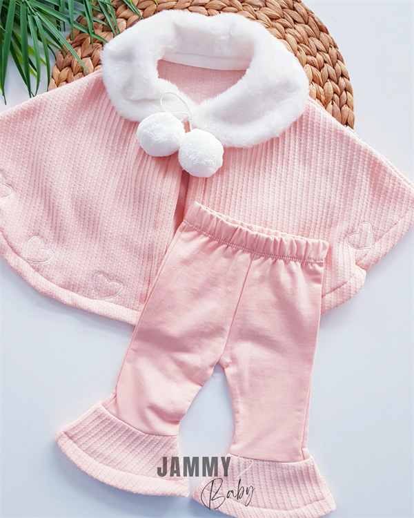 cape bear 3 piece set-salmon