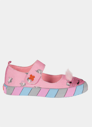 kedi kanvas 3d kiz çocuk babet - Justyol