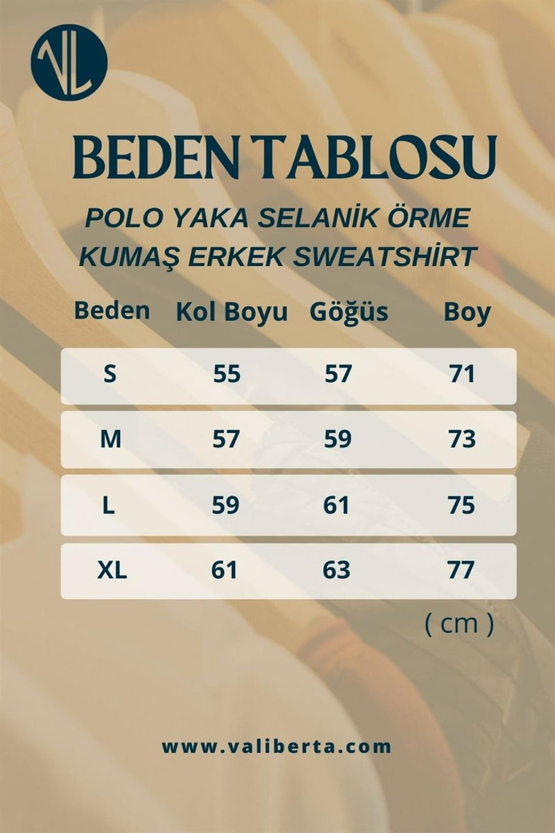 Sweat Homme Luis Col Polo en Maille Selanik