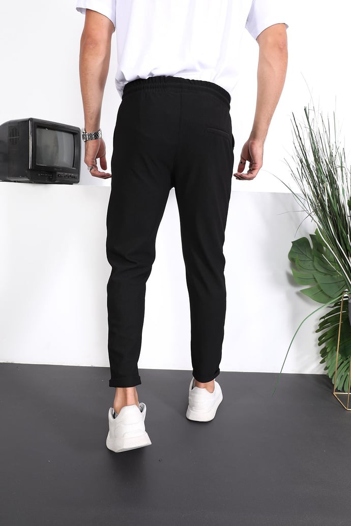 Premium Dokulu Duble Paça Fit Pantolon - Justyol