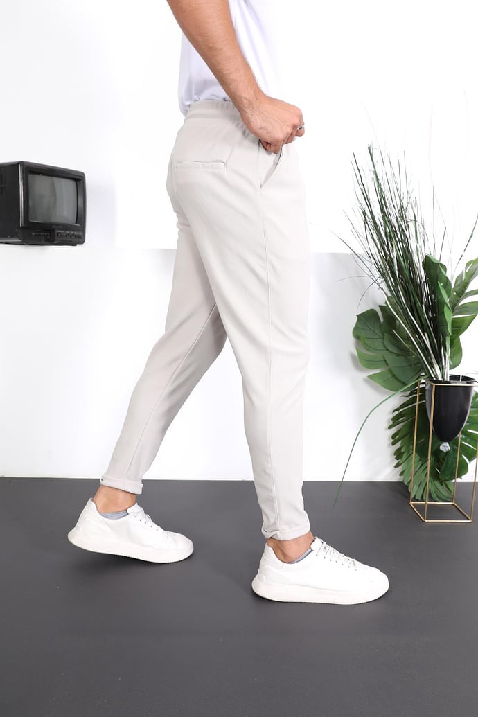 Premium Dokulu Duble Paça Fit Pantolon - Justyol