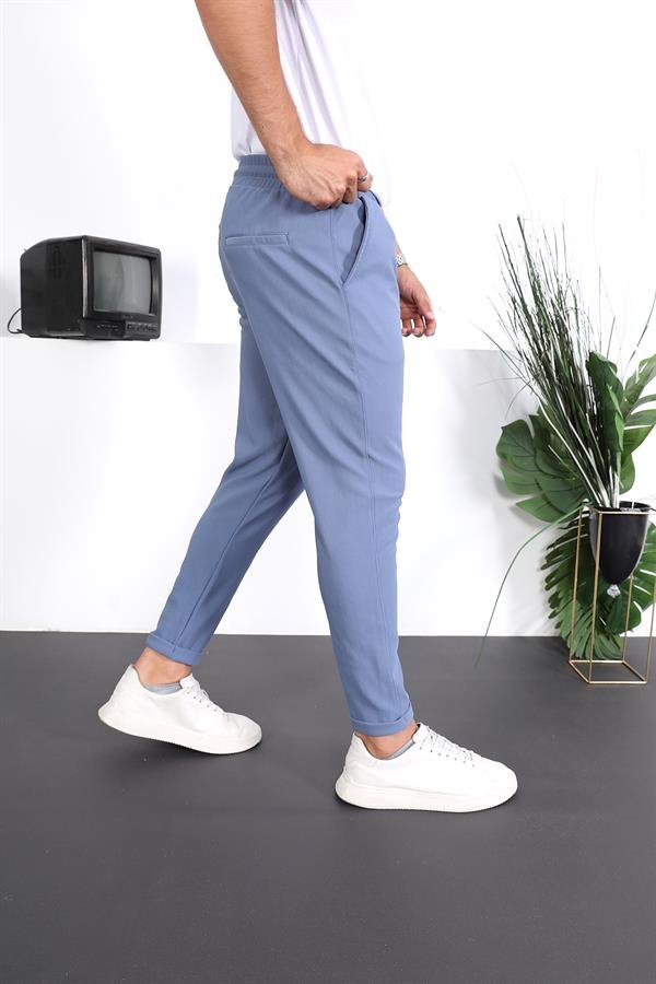 Premium Dokulu Duble Paça Fit Pantolon - Justyol