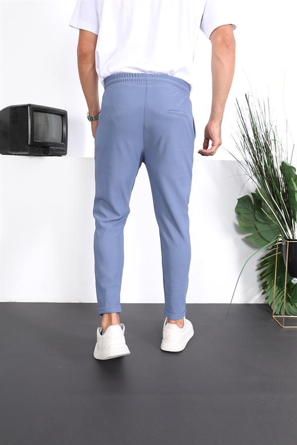 Premium Dokulu Duble Paça Fit Pantolon - Justyol