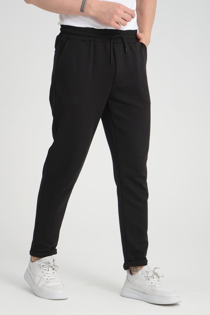 premium oxford örme duble paça erkek pantolon - Justyol