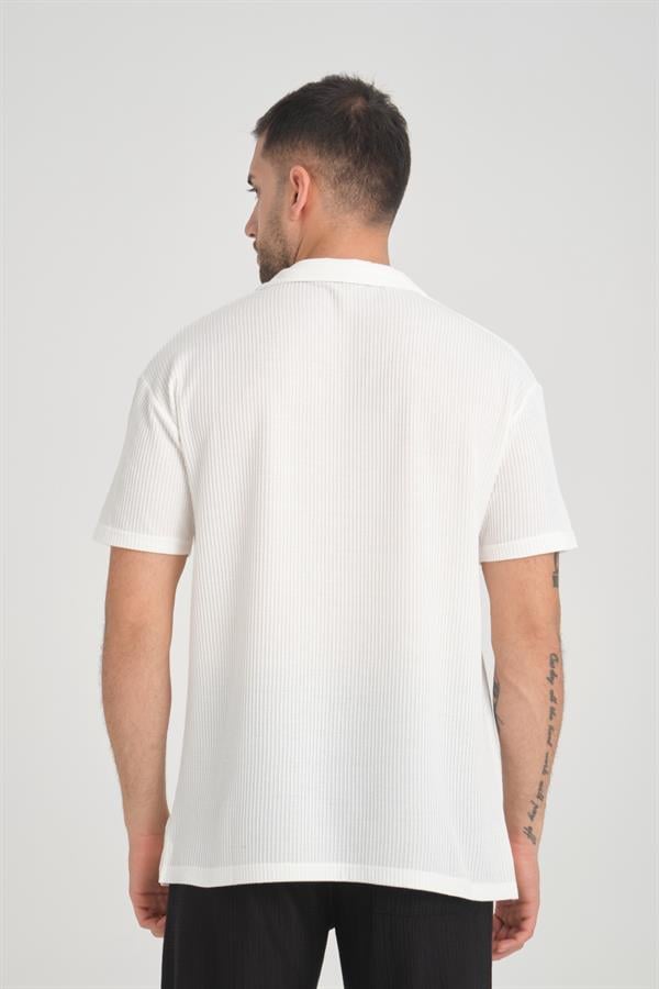 premium v yaka oversize fitilli t - Justyol