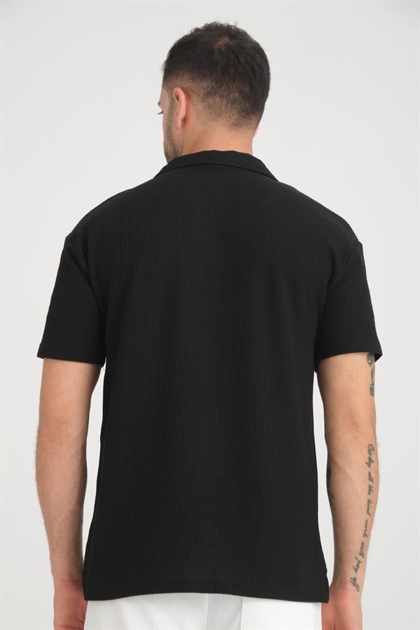 premium v yaka oversize fitilli t - Justyol