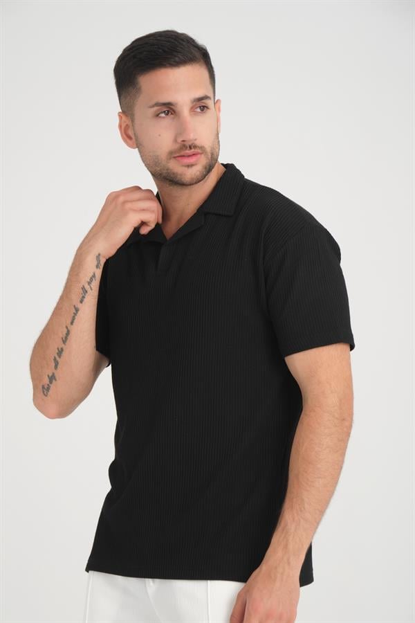 premium v yaka oversize fitilli t - Justyol