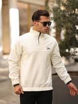 premium yarim ferrmuar polar sweatshirt