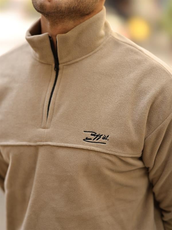 Sweatshirt Premium en Polar à Demi-Fermeture Éclair - Füme-40842