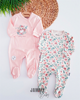 pure love leopard 2-piece seasonal jumpsuit set