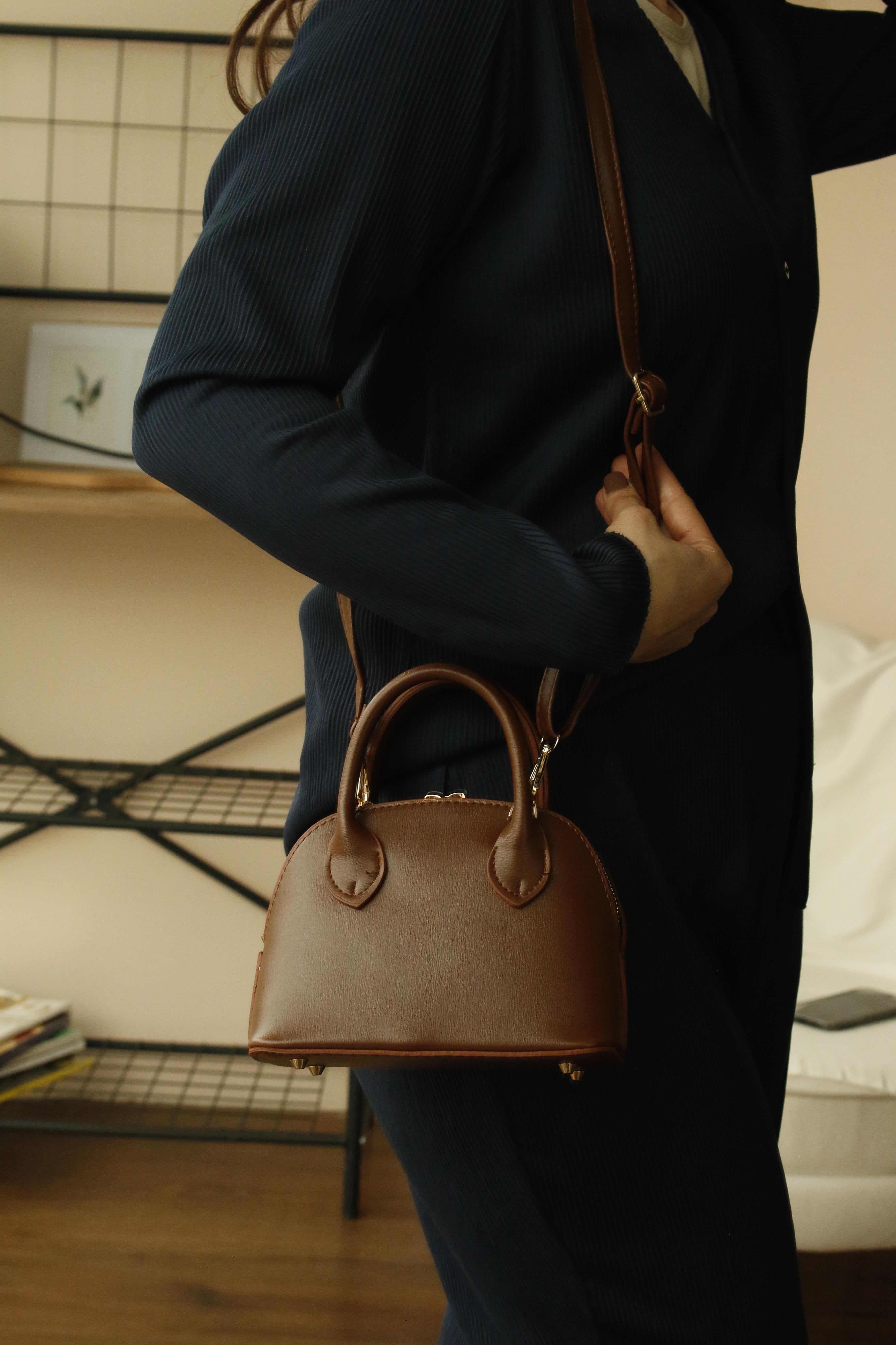 <tc>Sac à main marron Princess pour femme</tc>