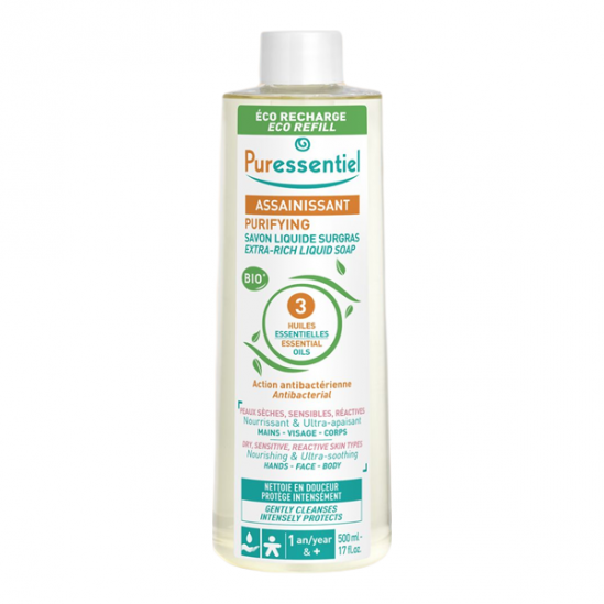 PURESS ASSAINI SAVON SURGRAS RECHARGE 500 ML 2651