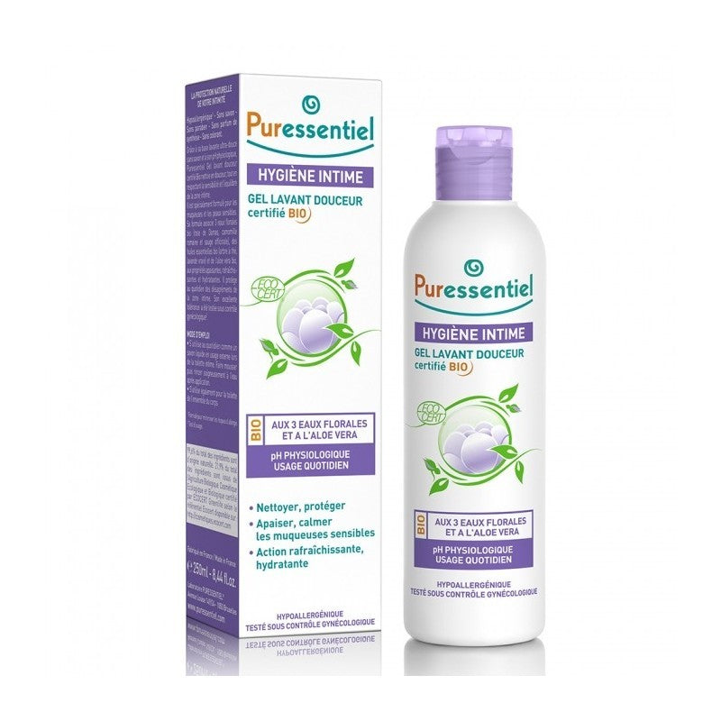 PURESS GEL LAVANT INTIME DOUCEUR BIO FL 250ML 6013