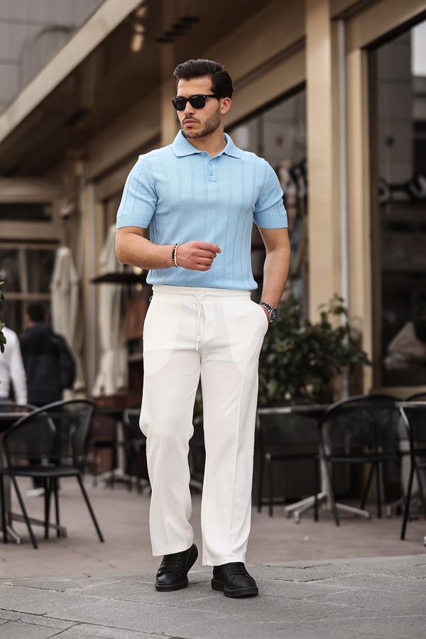 Rahat Kalıp Beli Lastikli Baggy Pantolon - Justyol