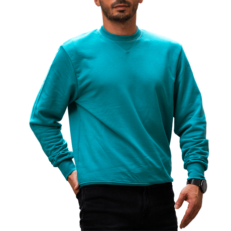 bisiklet yaka basic sweatshirt - Justyol