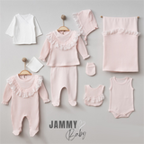 rosa jacquard lace 10 piece newborn set