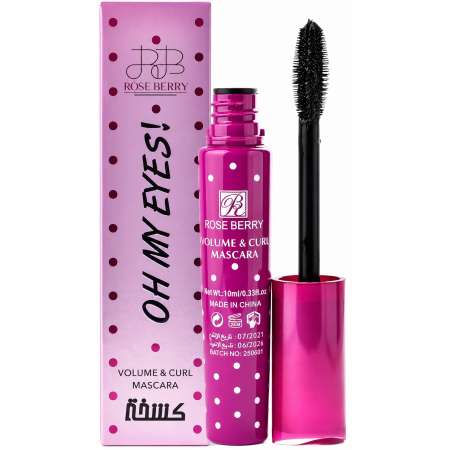 ماسكارا روز بيري Ohm Eyes Volume & Curl – كثافة وانحناء لإطلالة عيون أكثر جاذبية