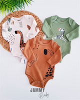 safari 3-piece body set-brown