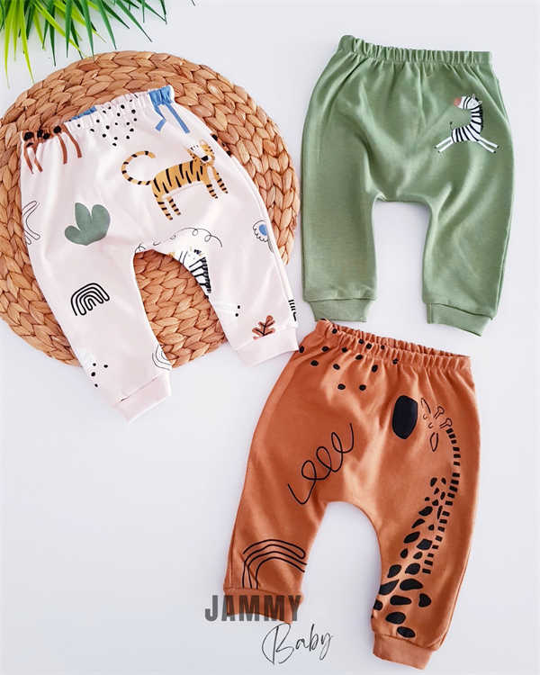 Ensemble pantalon safari 3 pièces-marron